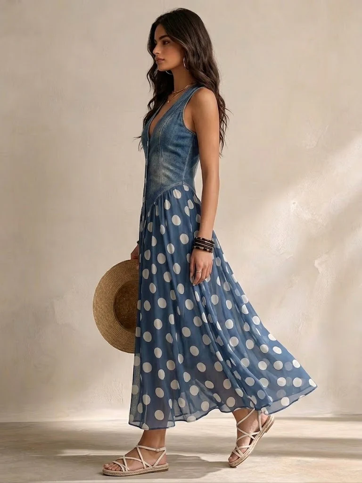 Pilvi | Pilkullinen sifonkimekko