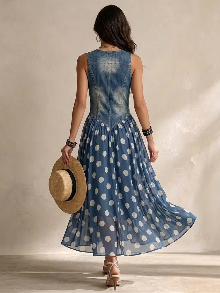 Pilvi | Pilkullinen sifonkimekko