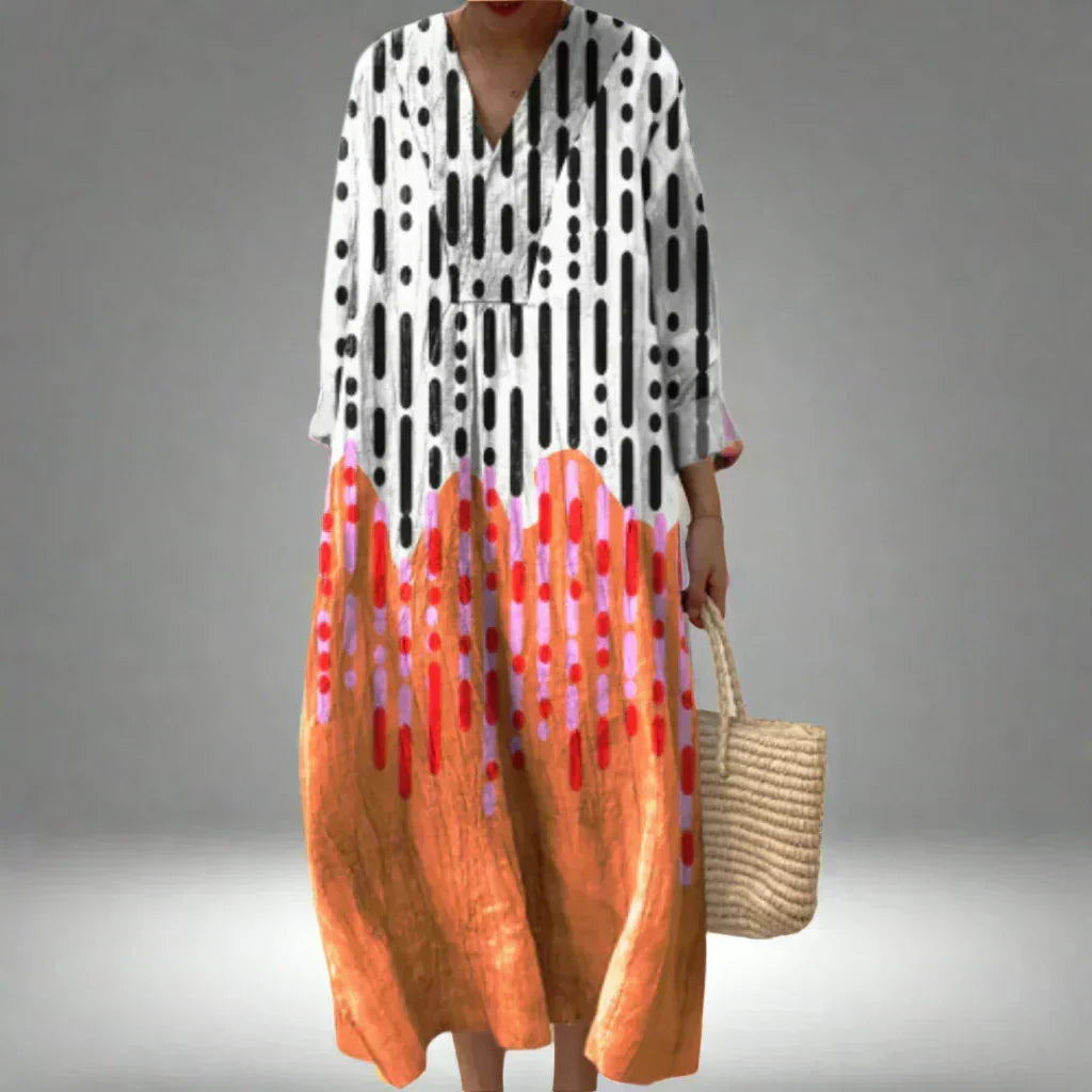 Lily | Geometrinen Tunika-mekko