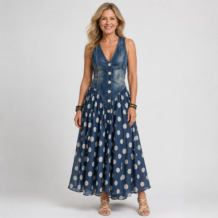 Pilvi | Pilkullinen sifonkimekko