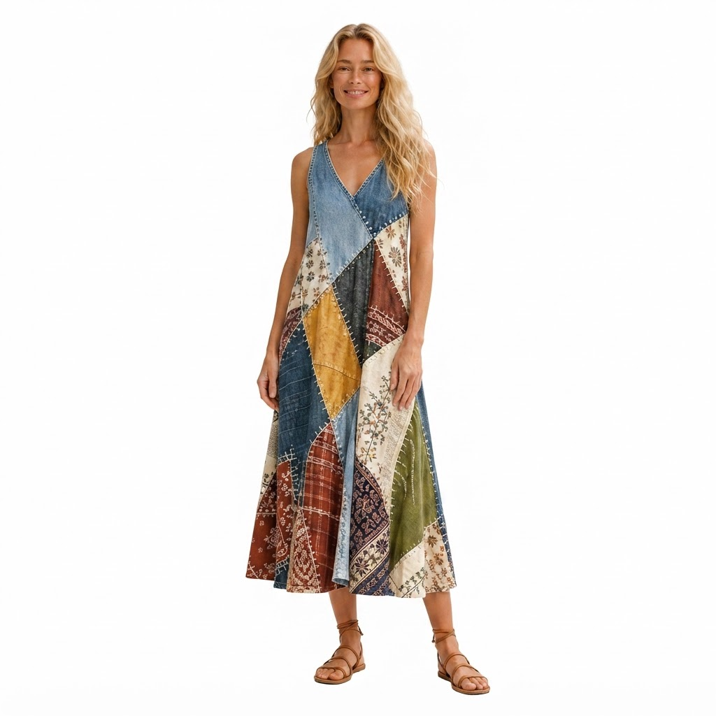 Sirkka | Hihaton vintagemekko