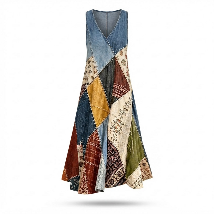 Sirkka | Hihaton vintagemekko