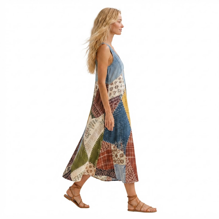 Sirkka | Hihaton vintagemekko